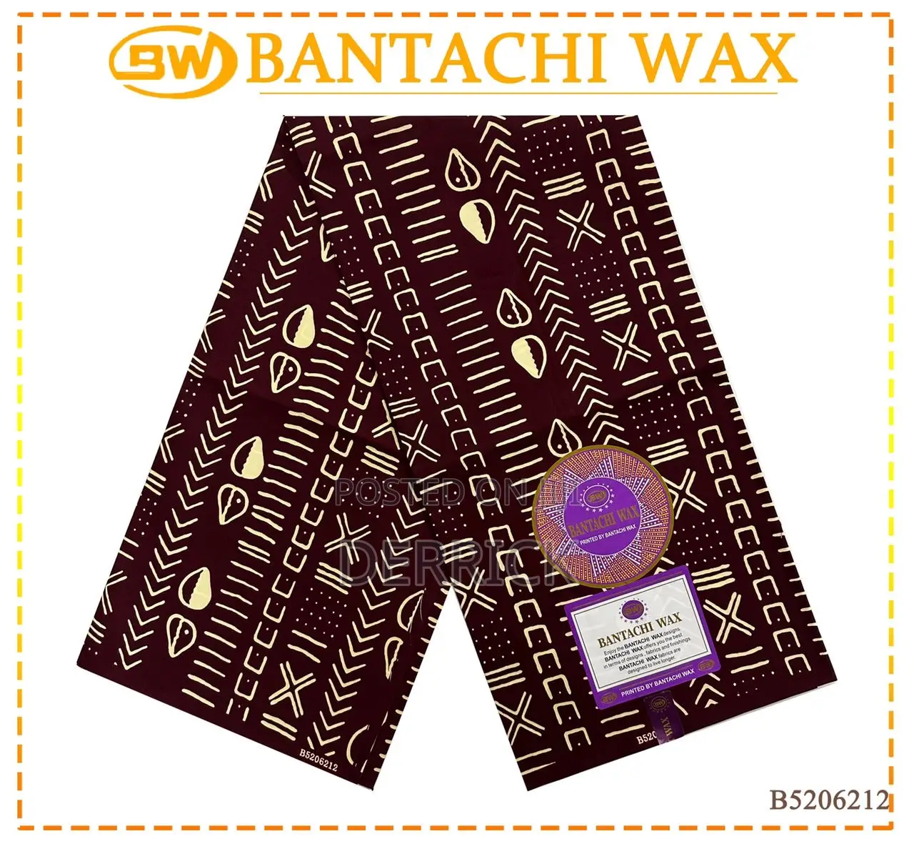 Bantachi Wax Small Premium 6 Yards New Designs Textile.