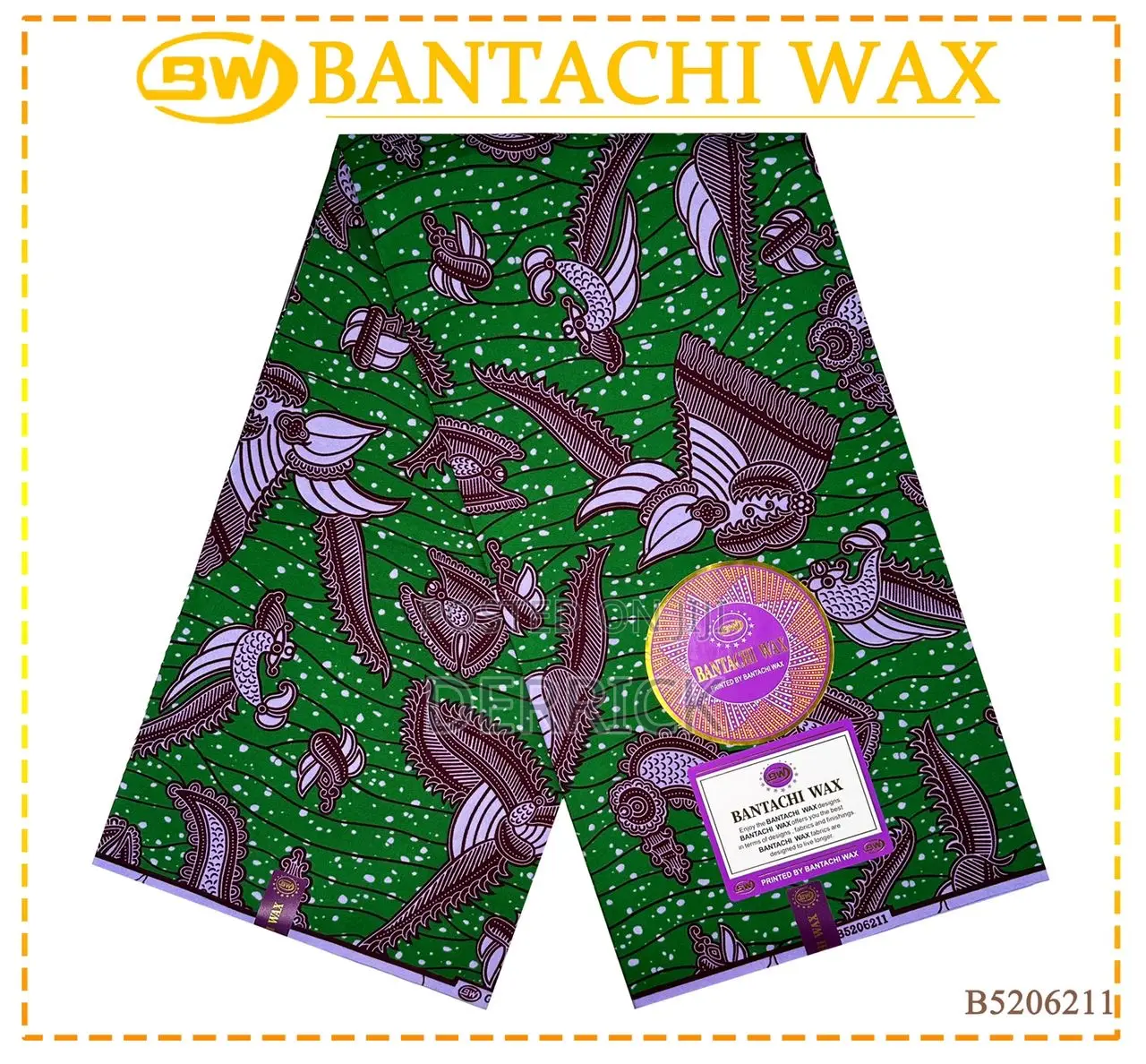 Bantachi Wax Small Premium 6 Yards New Designs Textile.