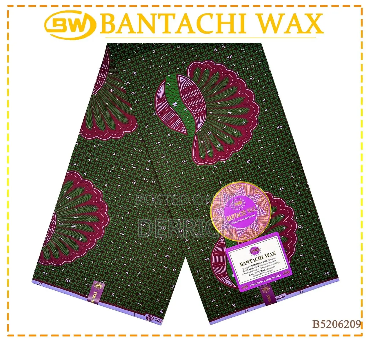 Bantachi Wax Small Premium 6 Yards New Designs Textile.