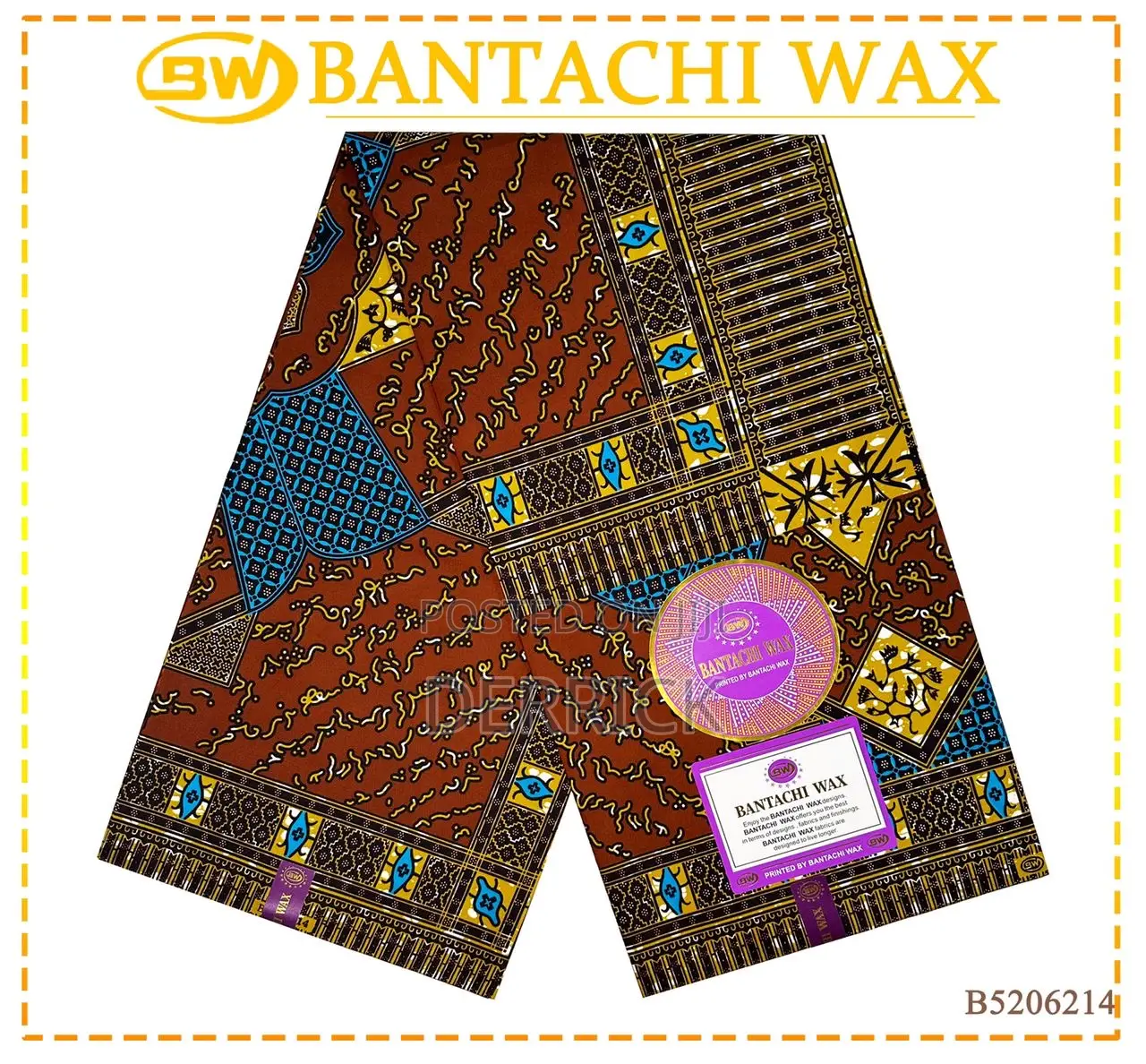 Bantachi Wax Small Premium 6 Yards New Designs Textile.