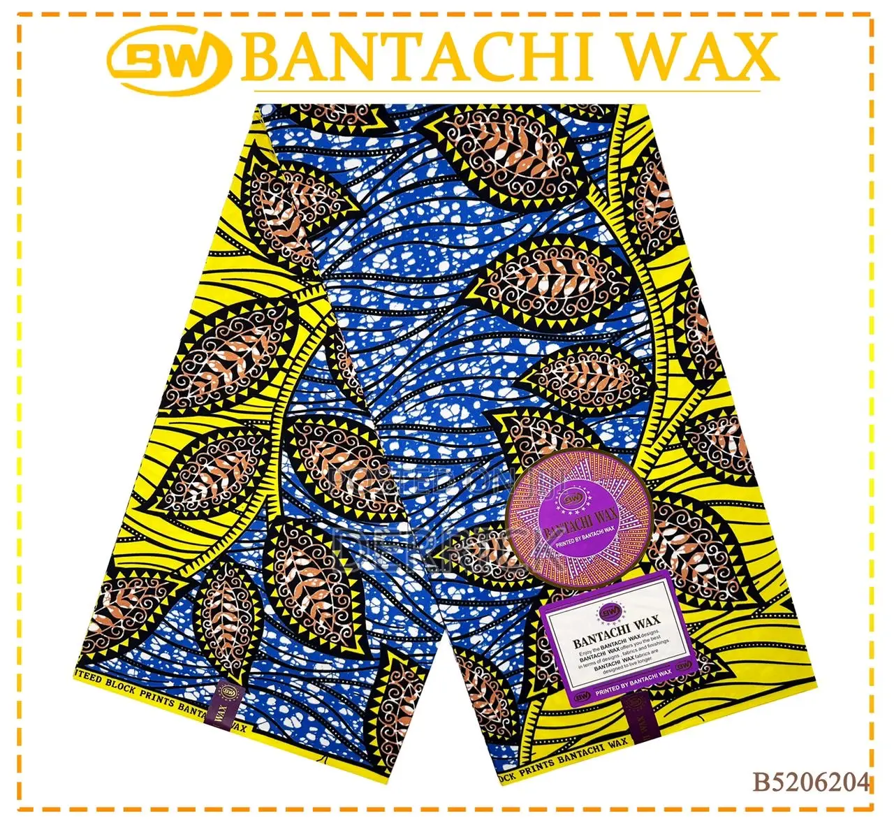 Bantachi Wax Small Premium 6 Yards New Designs Textile.