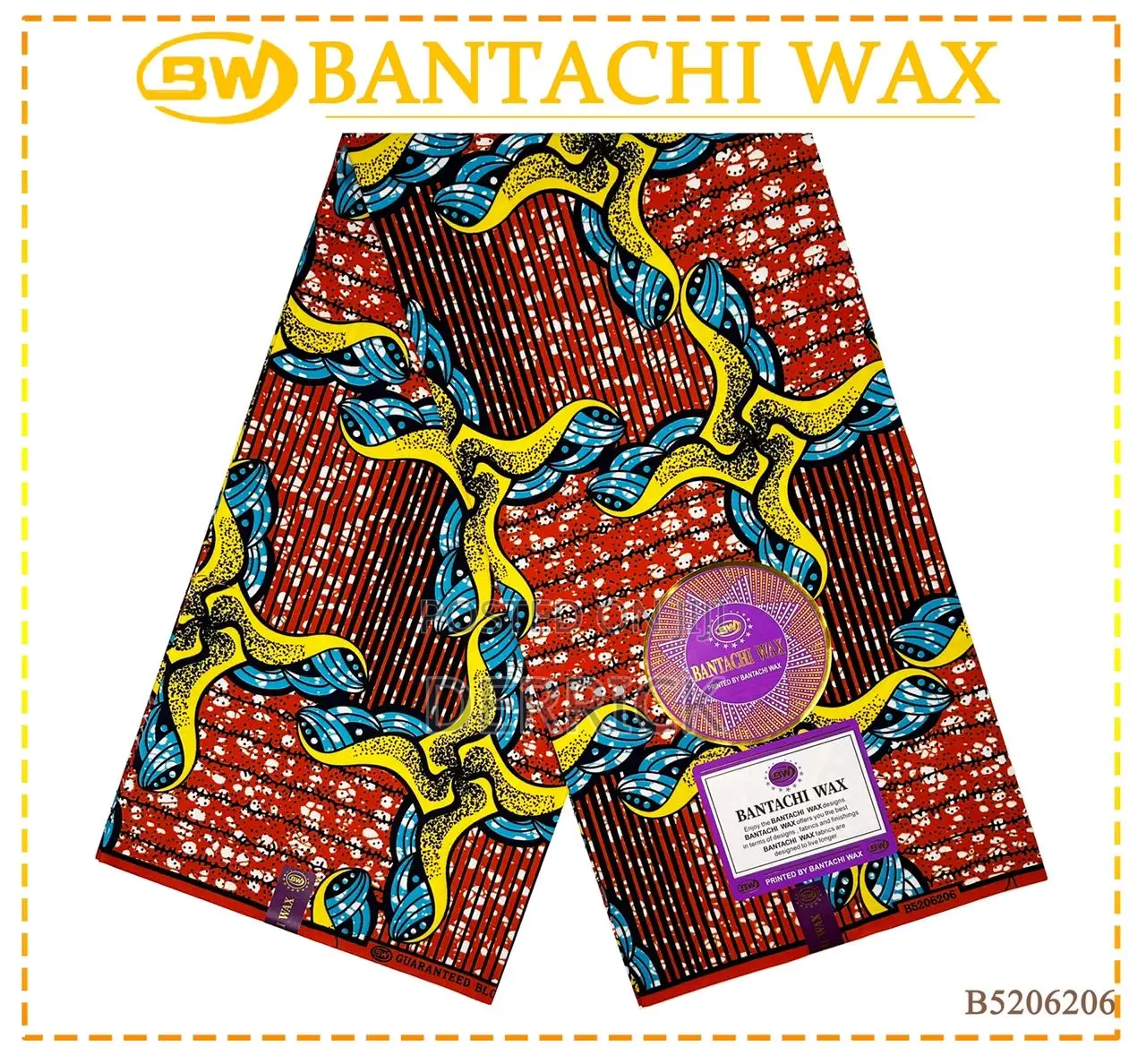 Bantachi Wax Small Premium 6 Yards New Designs Textile.