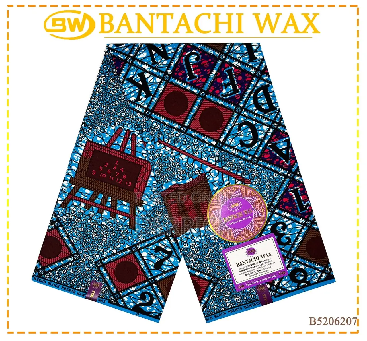 Bantachi Wax Small Premium 6 Yards New Designs Textile.