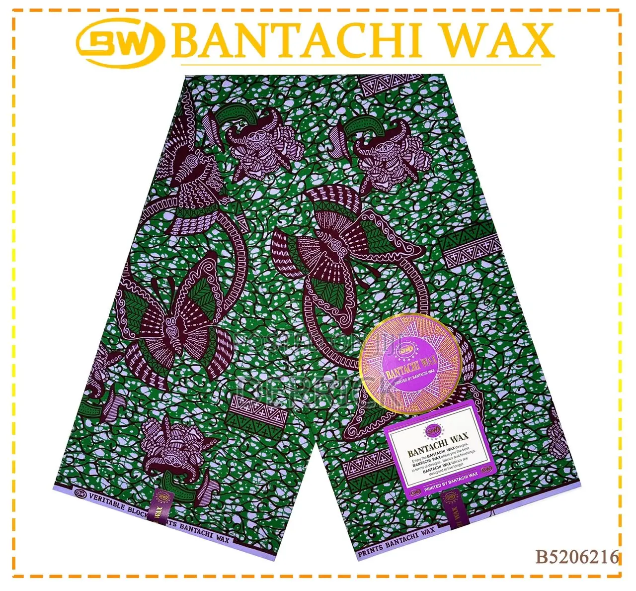 Bantachi Wax Small Premium 6 Yards New Designs Textile.