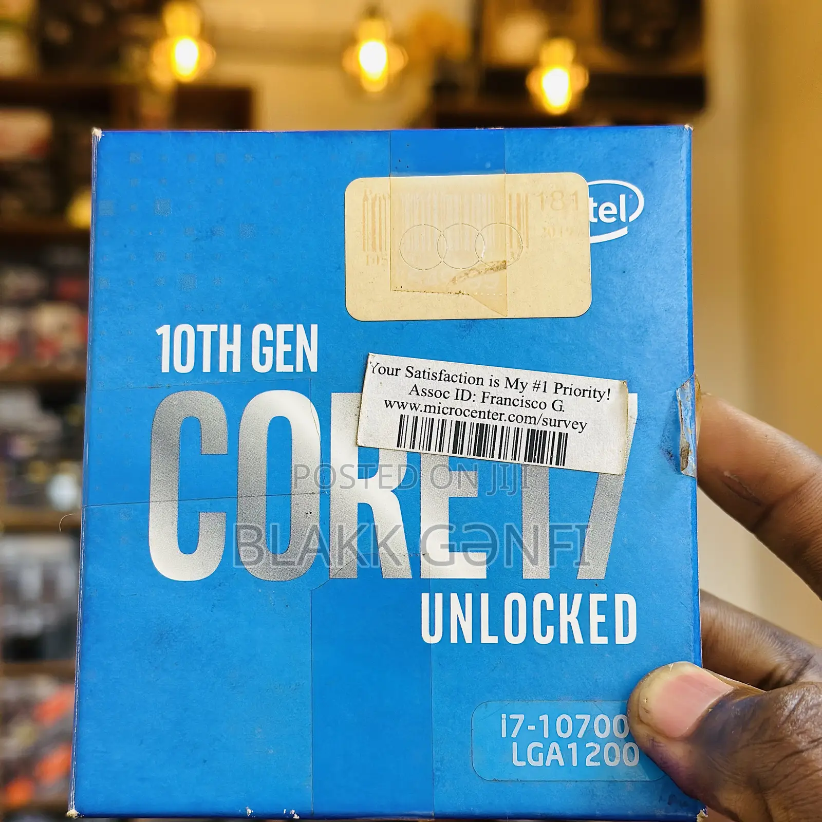 I7-10700 10th Gen Gaming/Editing Processor