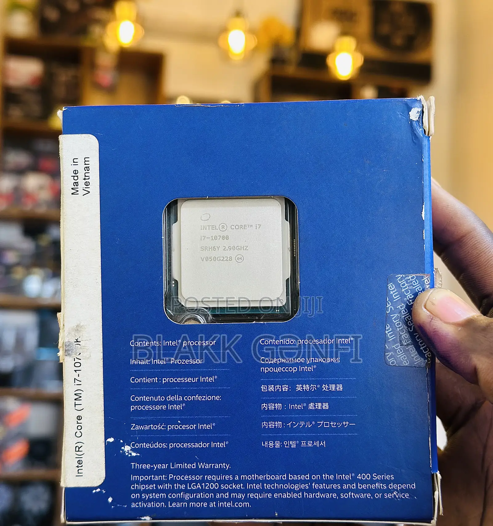 I7-10700 10th Gen Gaming/Editing Processor