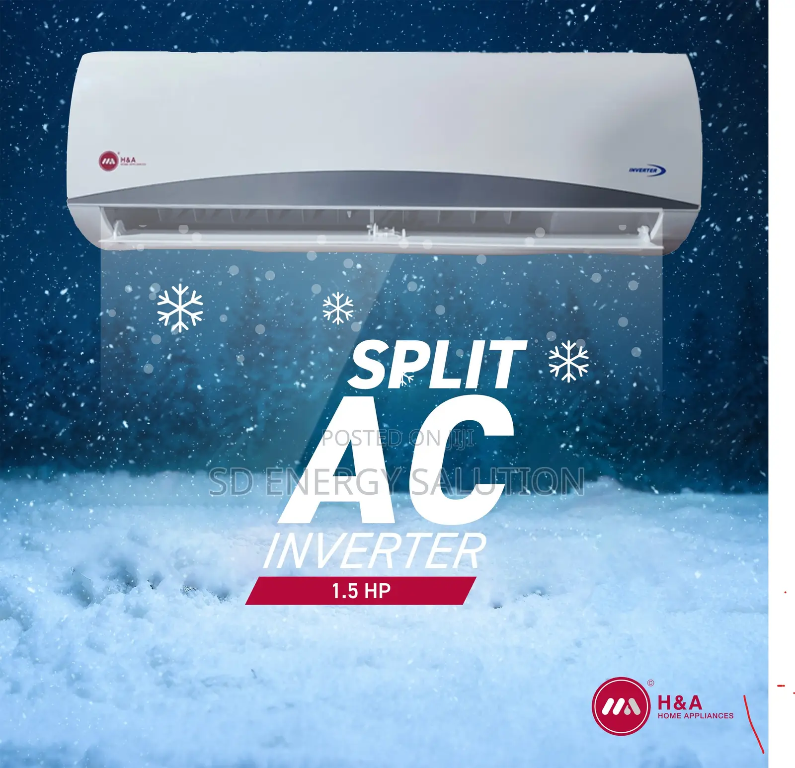 High Demand Split Type Air Conditioner1.5hp Decakila