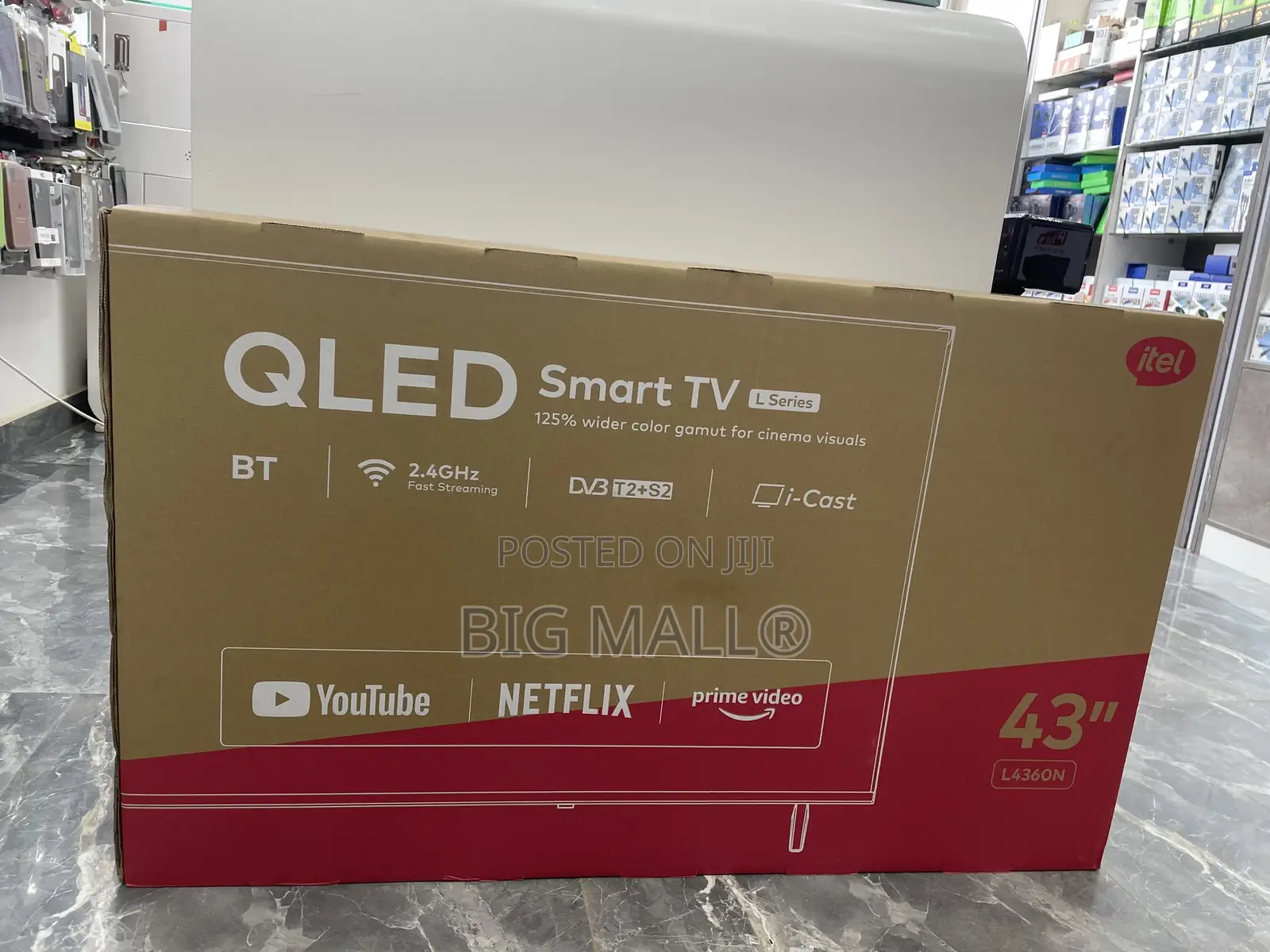 Itel Qled Smart Television 43 Inch.