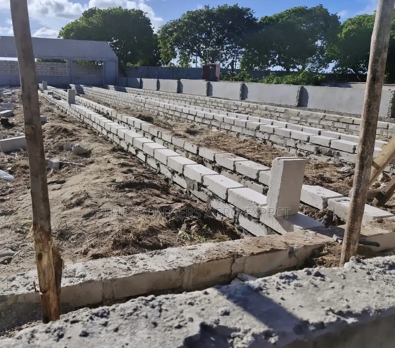Poultry Coop With Battery Cages