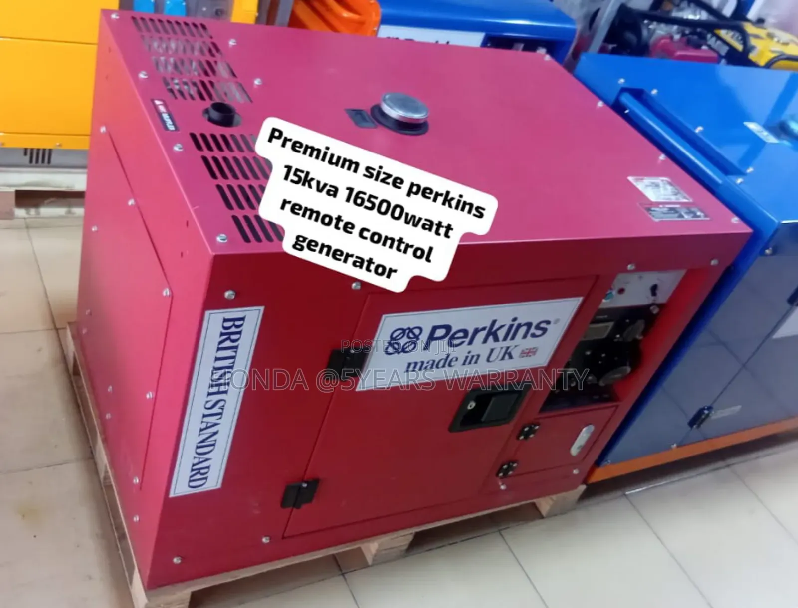 Eco Plus Perkins 15kva 16500w Diesel Generator Remote Start