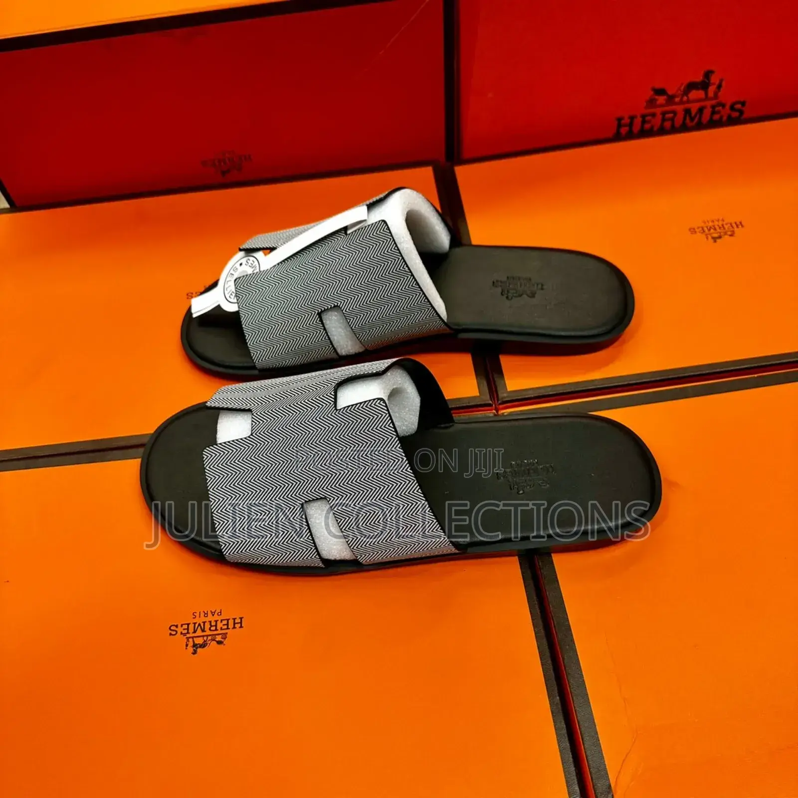 Hermes Org Silver Black