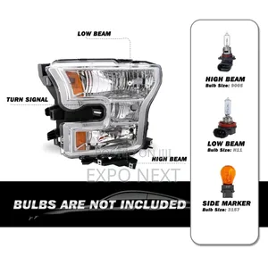For 2015-2017 Ford F-150 Left Driver Side Headlight Left
