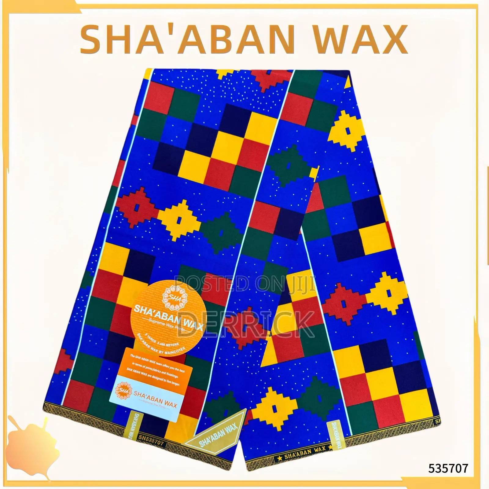 Kente Sha’Aban Wax Small Textiles.