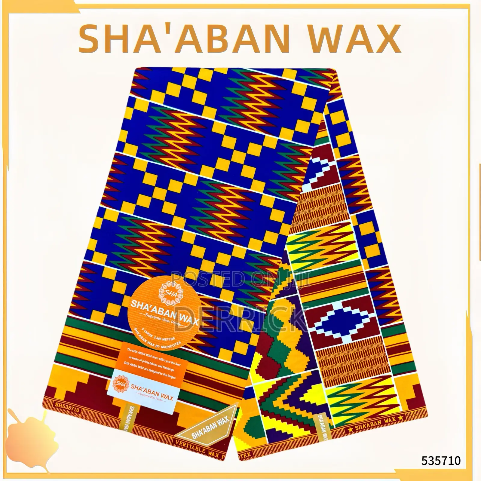 Kente Sha’Aban Wax Small Textiles.