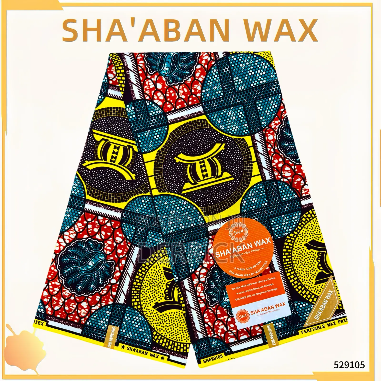 Kente Sha’Aban Wax Small Textiles.