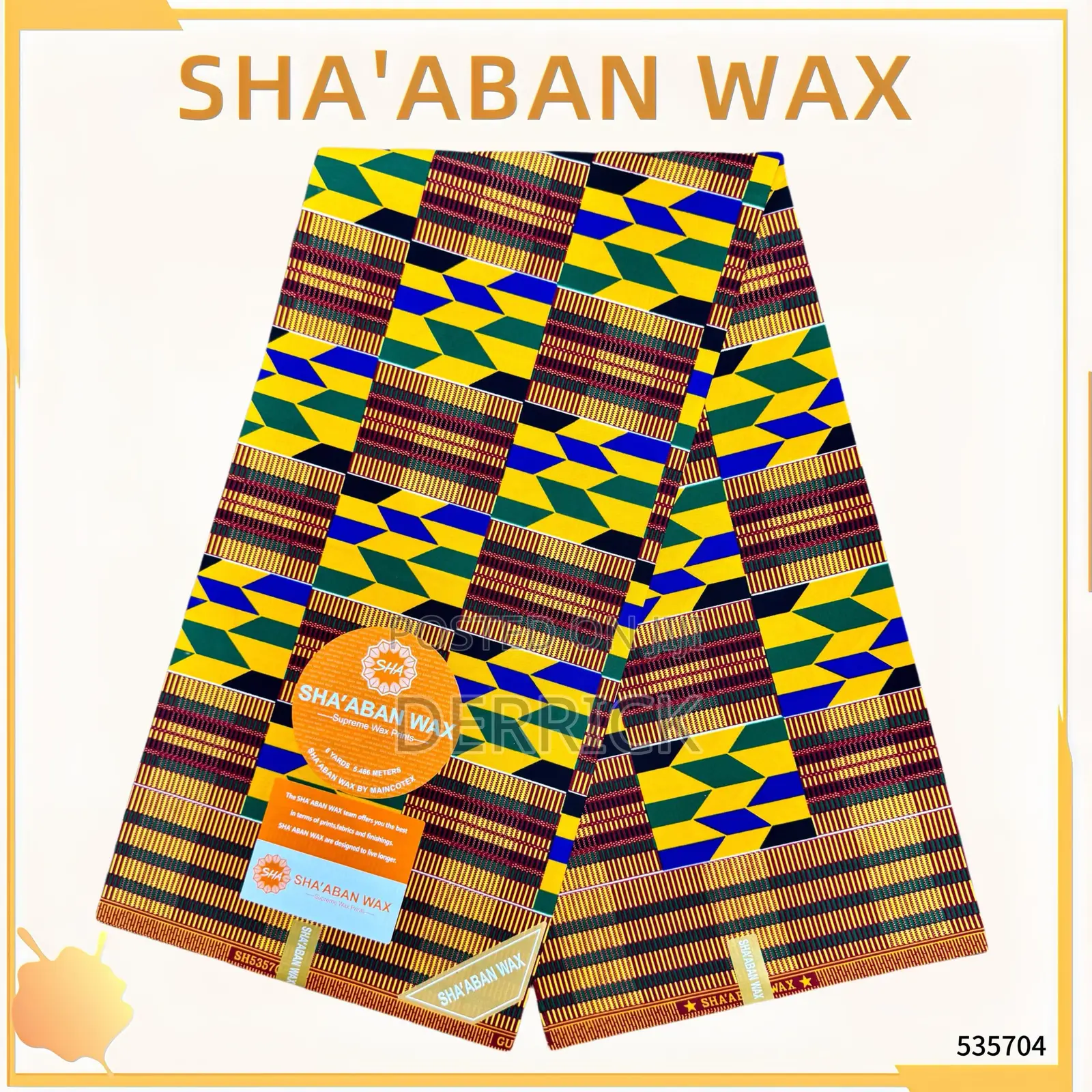 Kente Sha’Aban Wax Small Textiles.