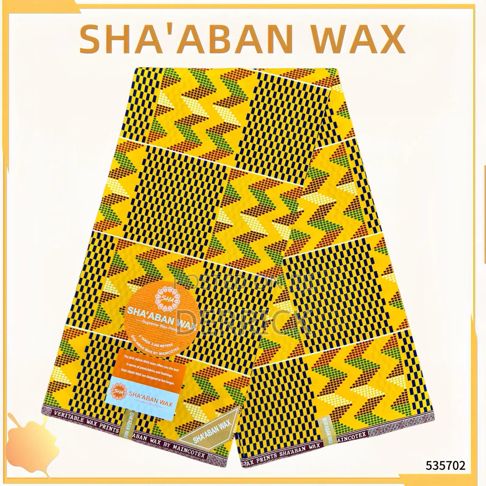 Kente Sha’Aban Wax Small Textiles.
