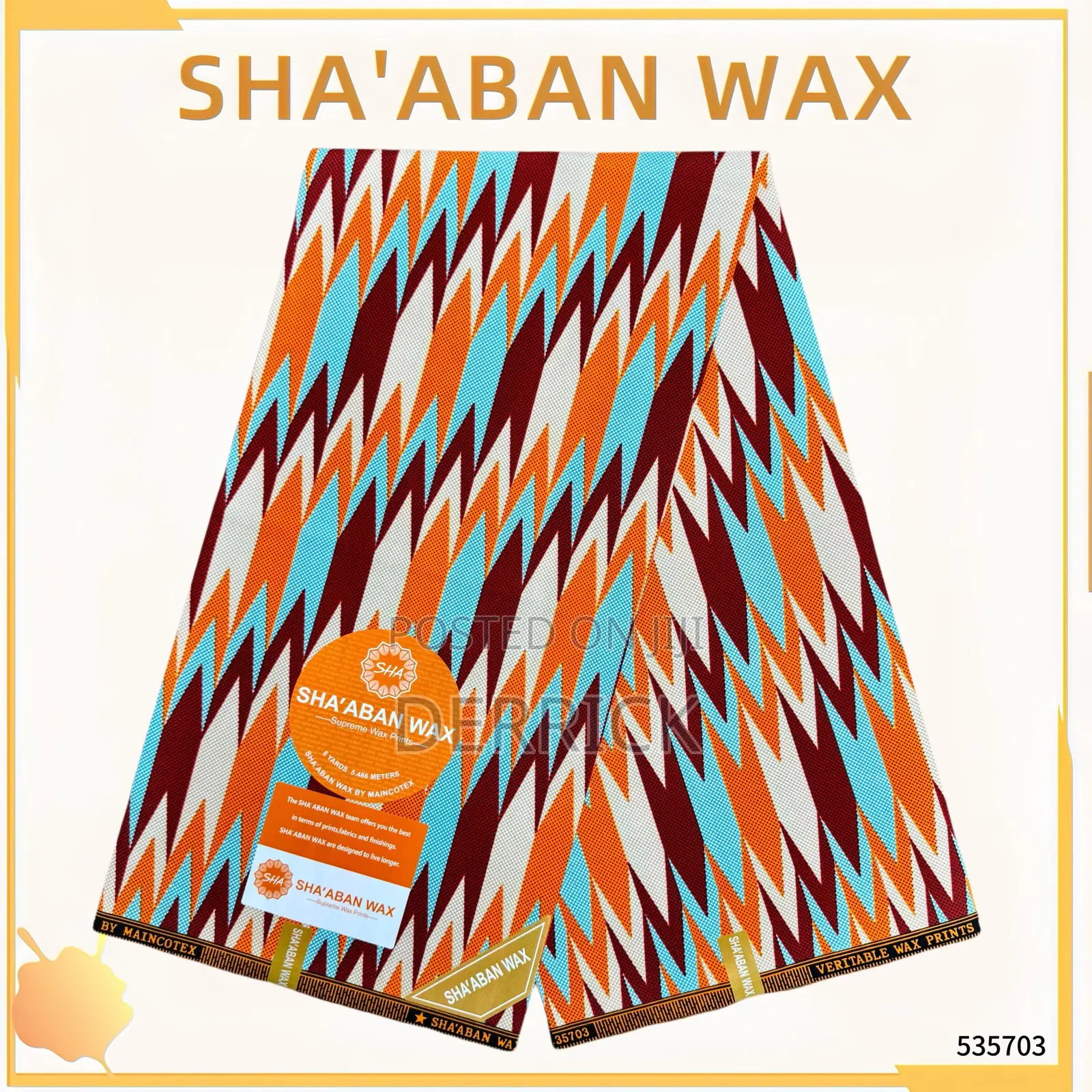Kente Sha’Aban Wax Small Textiles.
