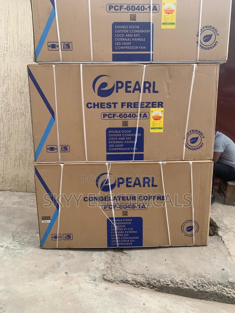 Pearl 508liters Double Door Chest Freezer