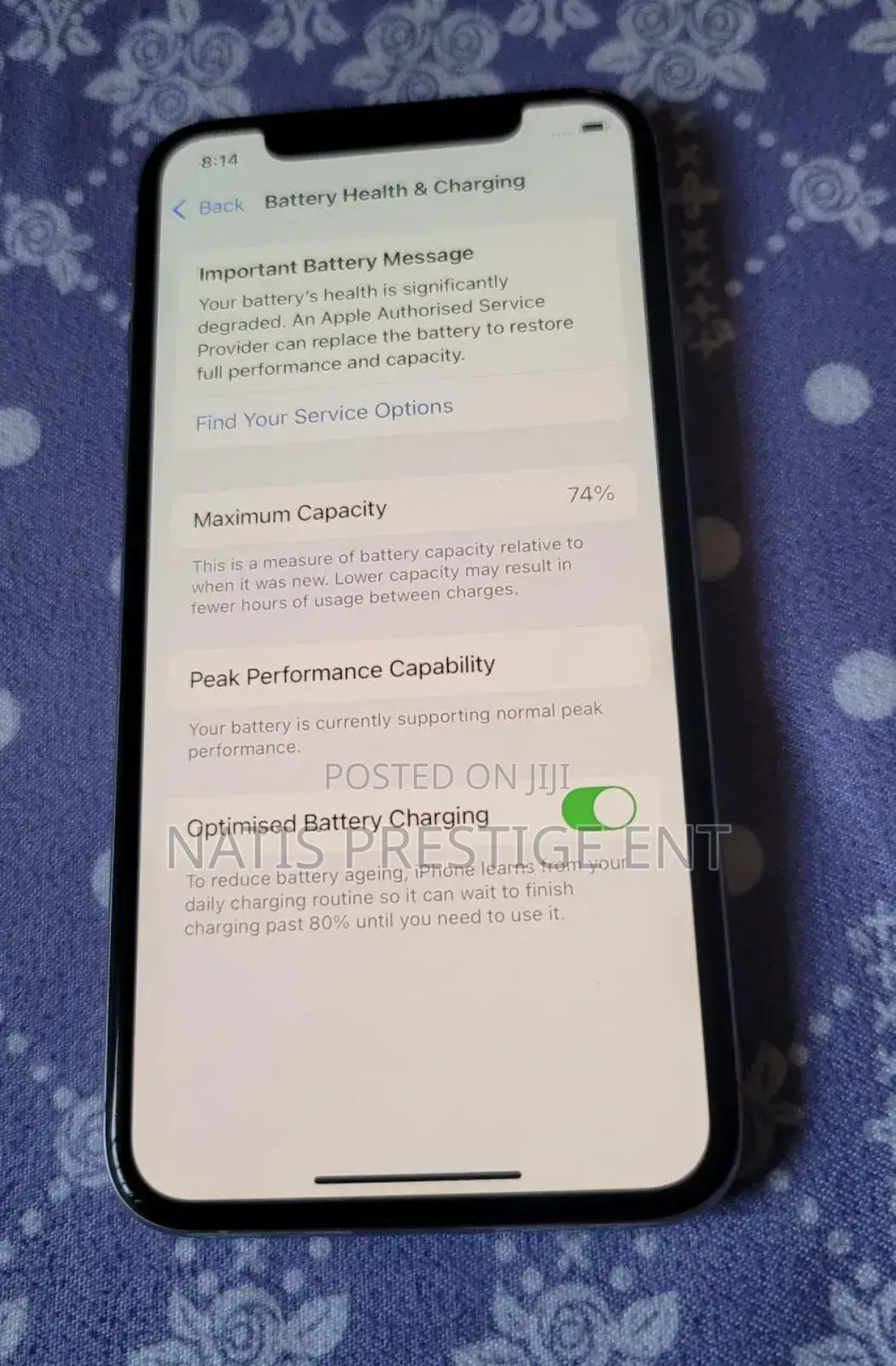 Apple iPhone X 256 GB Silver
