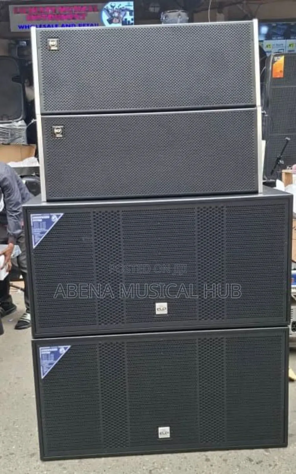 Evp Double Bass and 2 Piece of RCF Mid