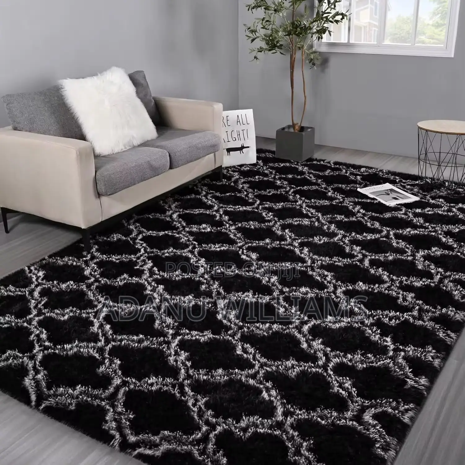 High Quality Heavy Ultra Soft Fluffy Center Carpet 200*300cm