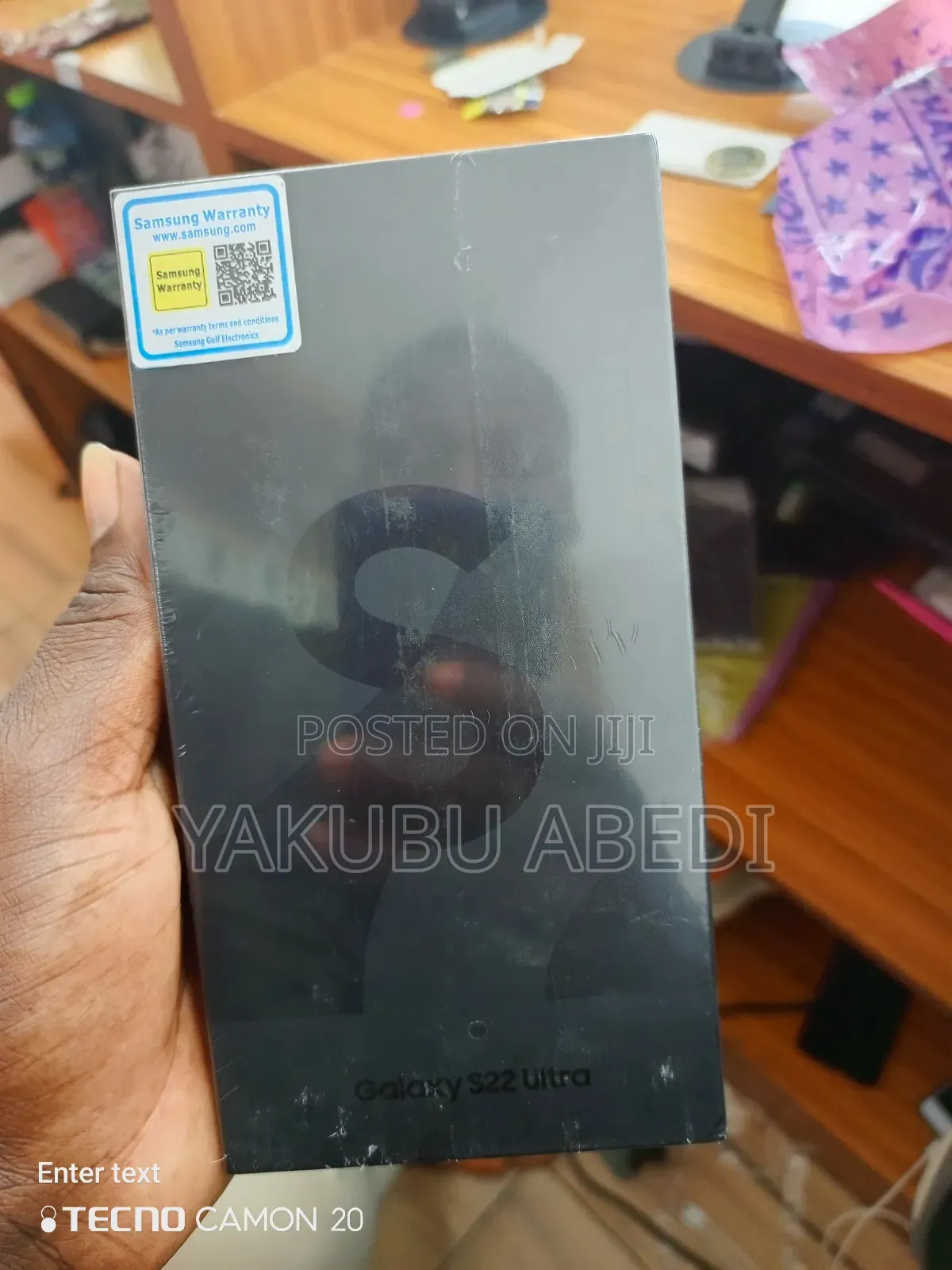 New Samsung Galaxy S22 Ultra 5G 128 GB Black