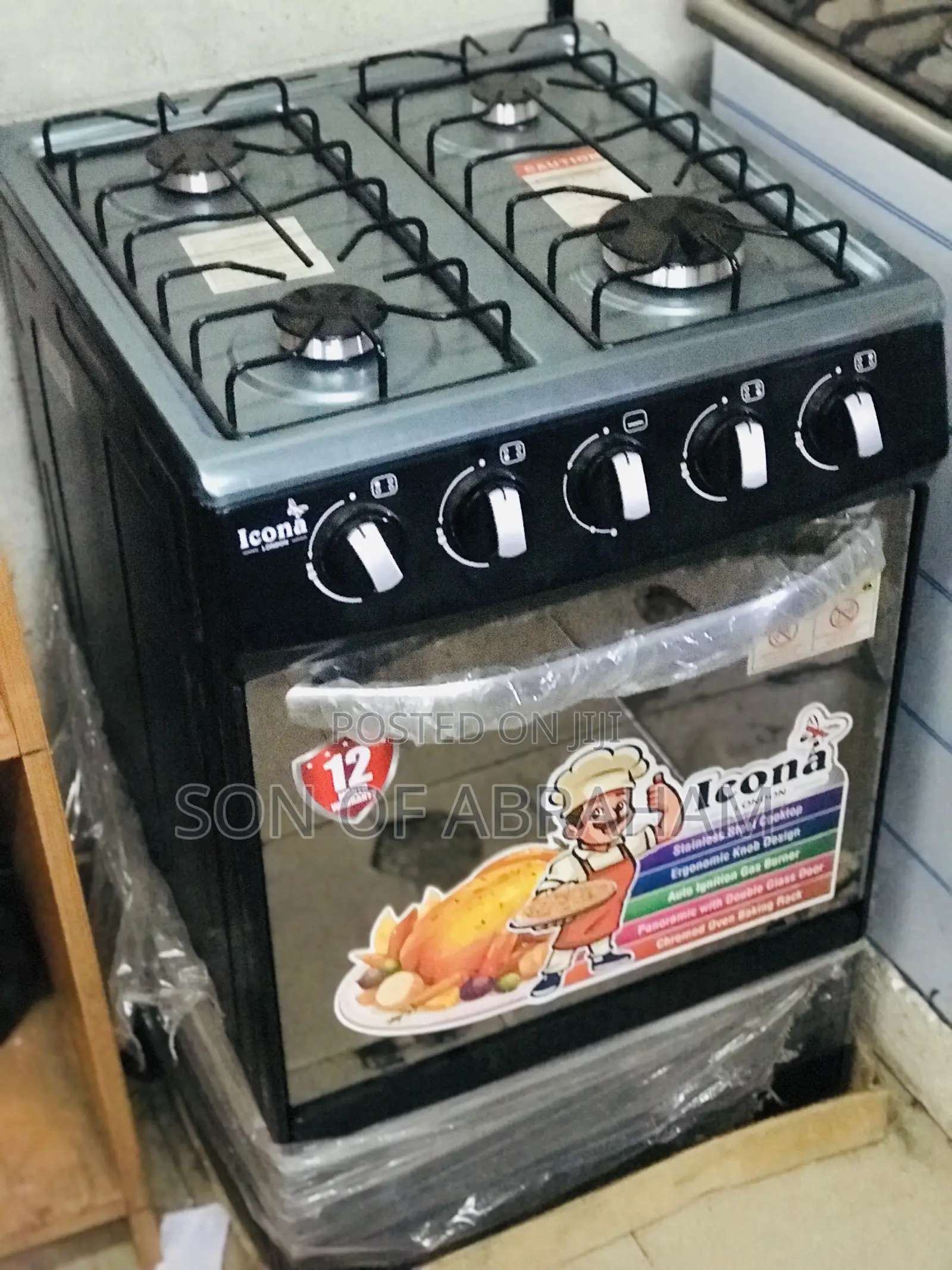 4burner Automatic Stove With Oven