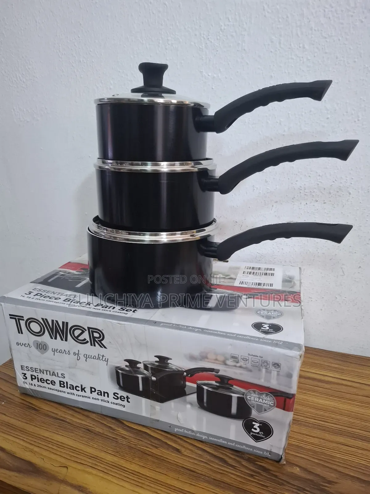 Tower 3pcs Non-Stick Cookware Uk 