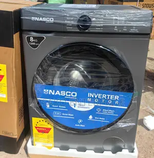 Nasco 8kg Front Load Inverter Motor Washing Machine