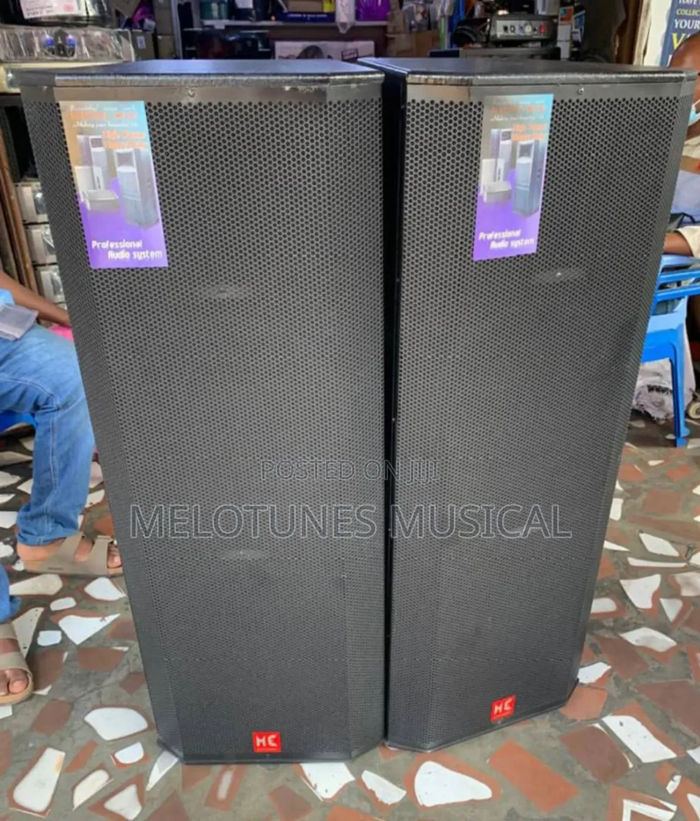 Heavy Pair of Full Range Speakers