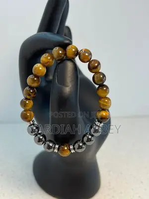 Tiger Eye and Customized Names Bracelets