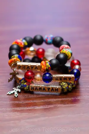 Tiger Eye and Customized Names Bracelets