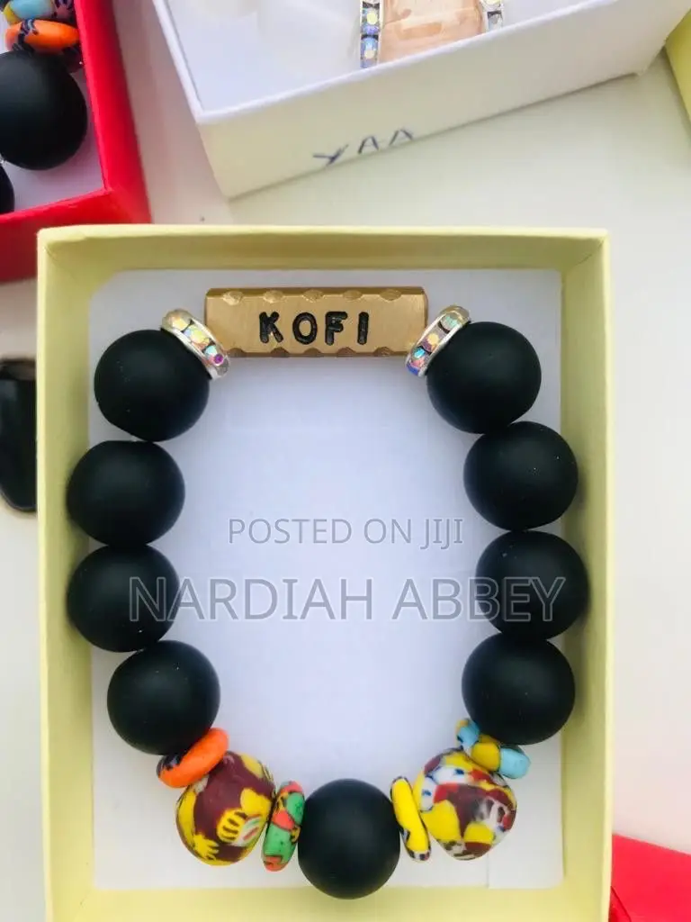 Tiger Eye and Customized Names Bracelets