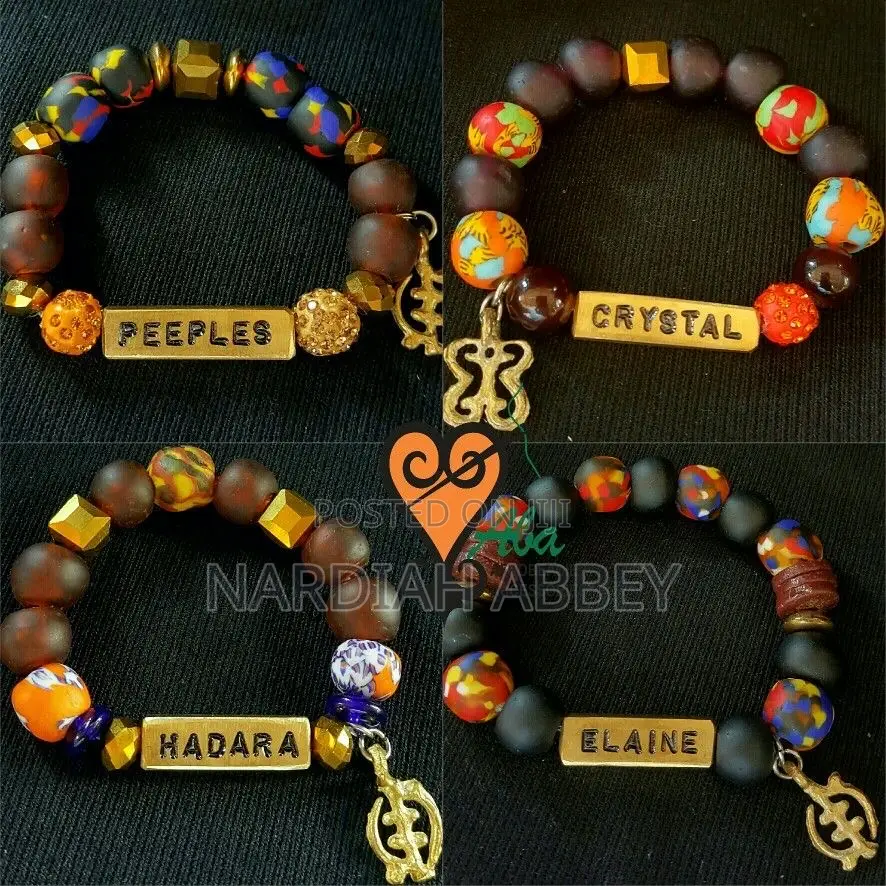 Tiger Eye and Customized Names Bracelets
