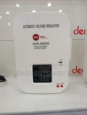 H&A Wall Mount Avr Automatic Voltage Stabilizer 3000w