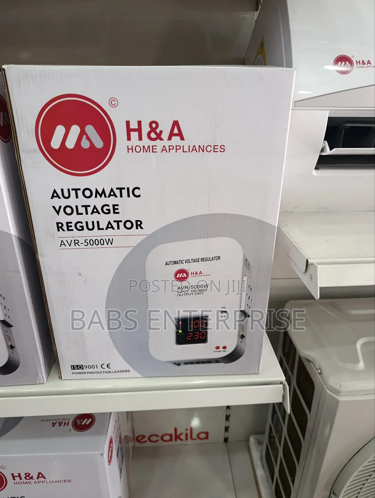 H&A Wall Mount Avr Automatic Voltage Stabilizer 5000w