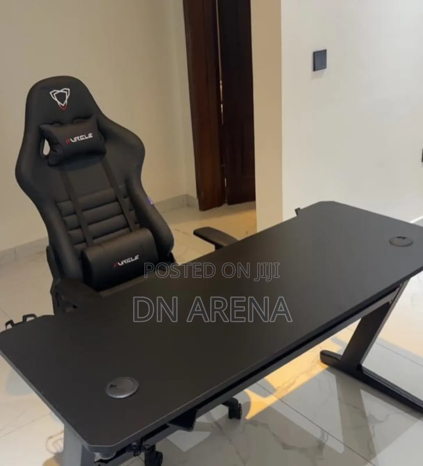 Furgle Gaming Chair Headrest Footrest