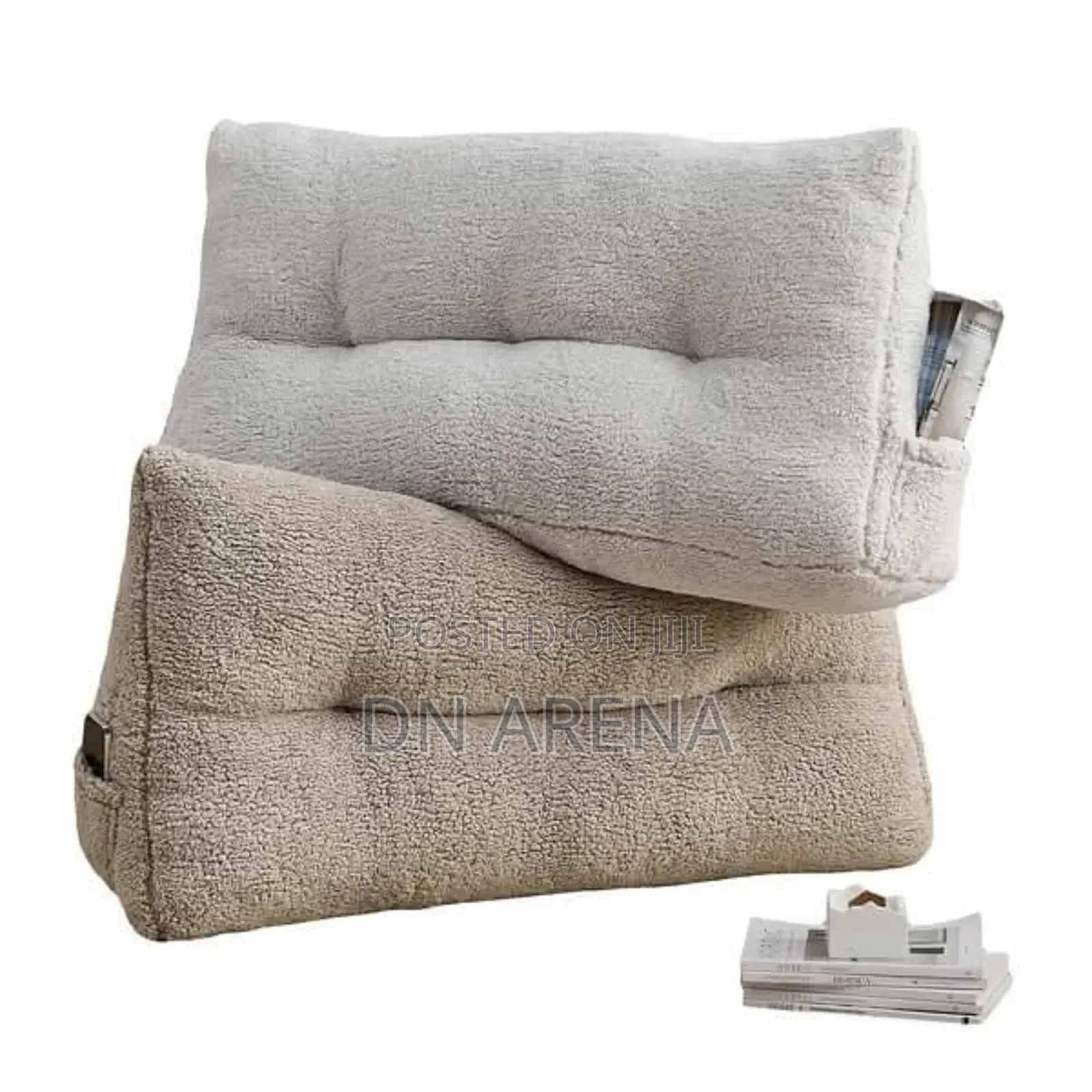 Casual Living Cozy Wedge Pillow Gray and Beige