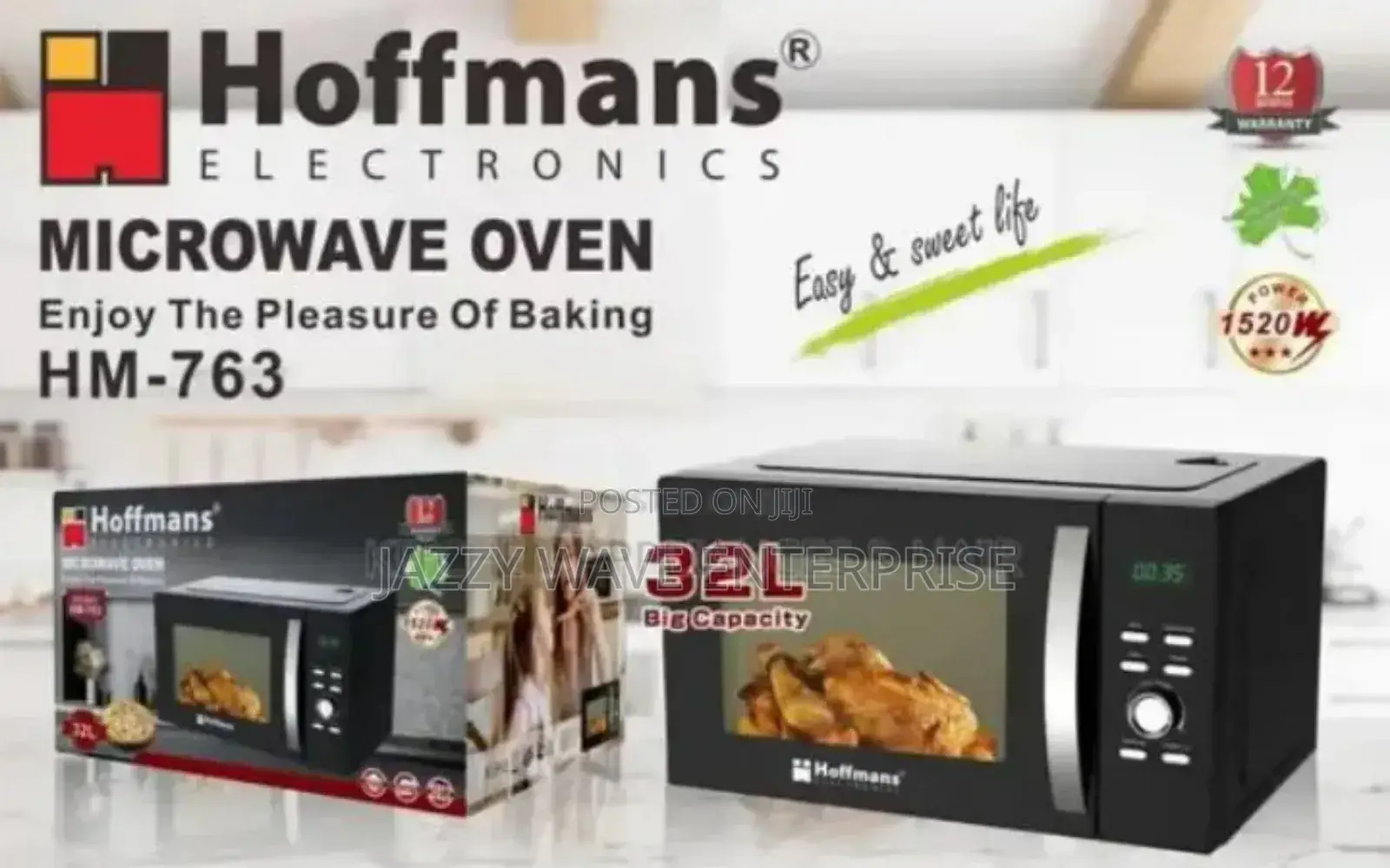 32 Litres Hoffmans Microwave