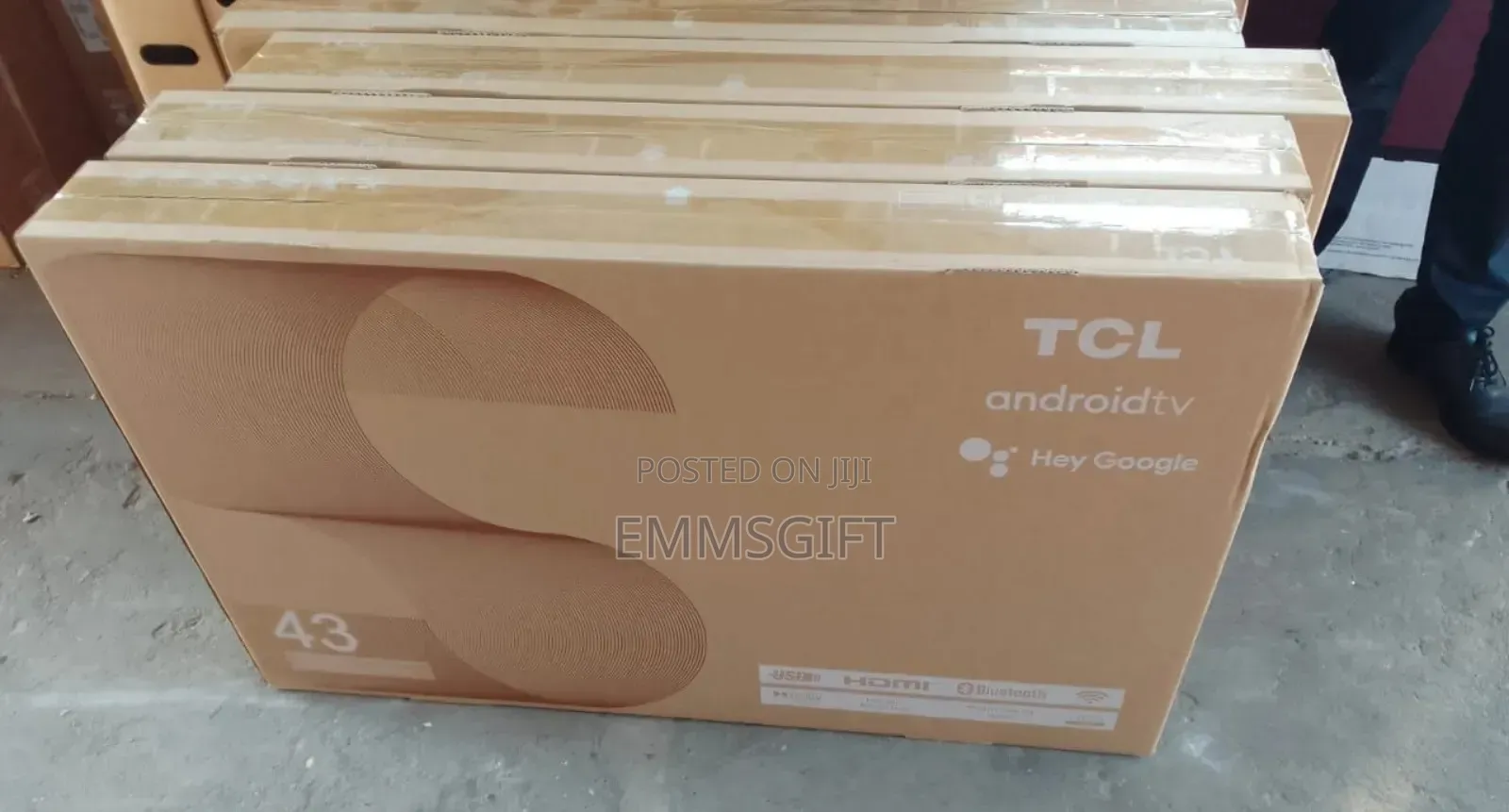 TCL 43 Inch Android Smart Bezeless Tv