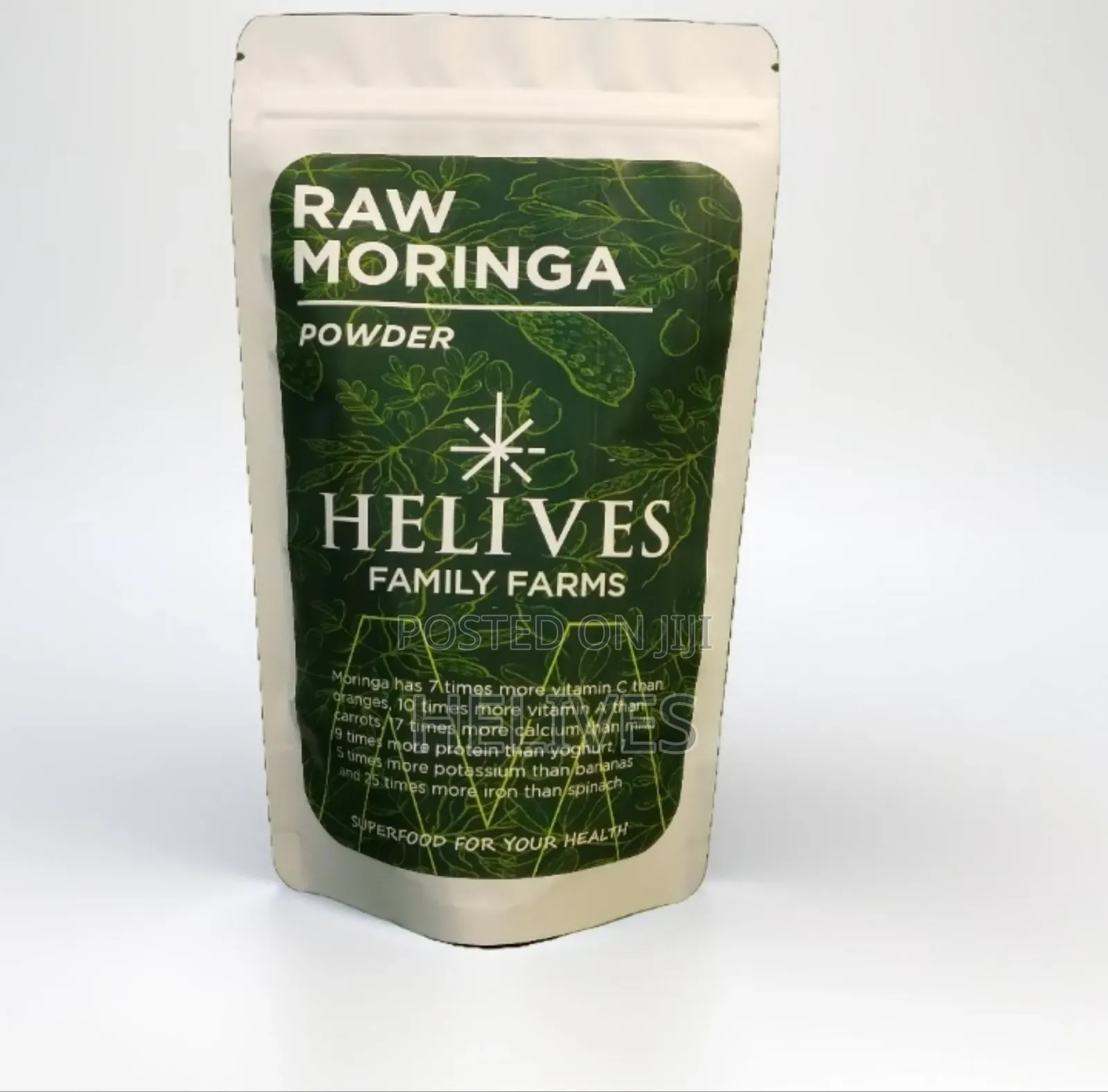 Raw Moringa Powder Helives Pure Organic Fda Certified Approved 125g