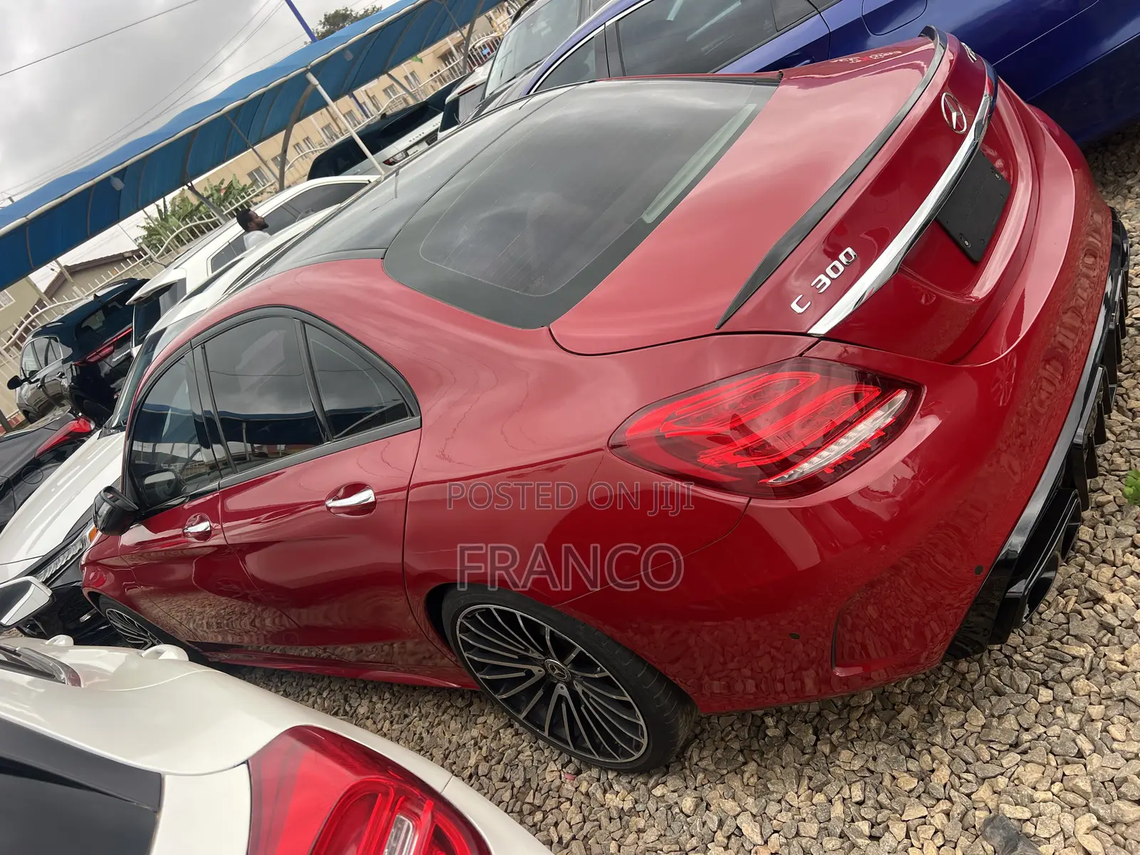 Mercedes-Benz C300 Sport 4Matic Sedan AWD (2.0L 4cyl 7A) 2017 Red