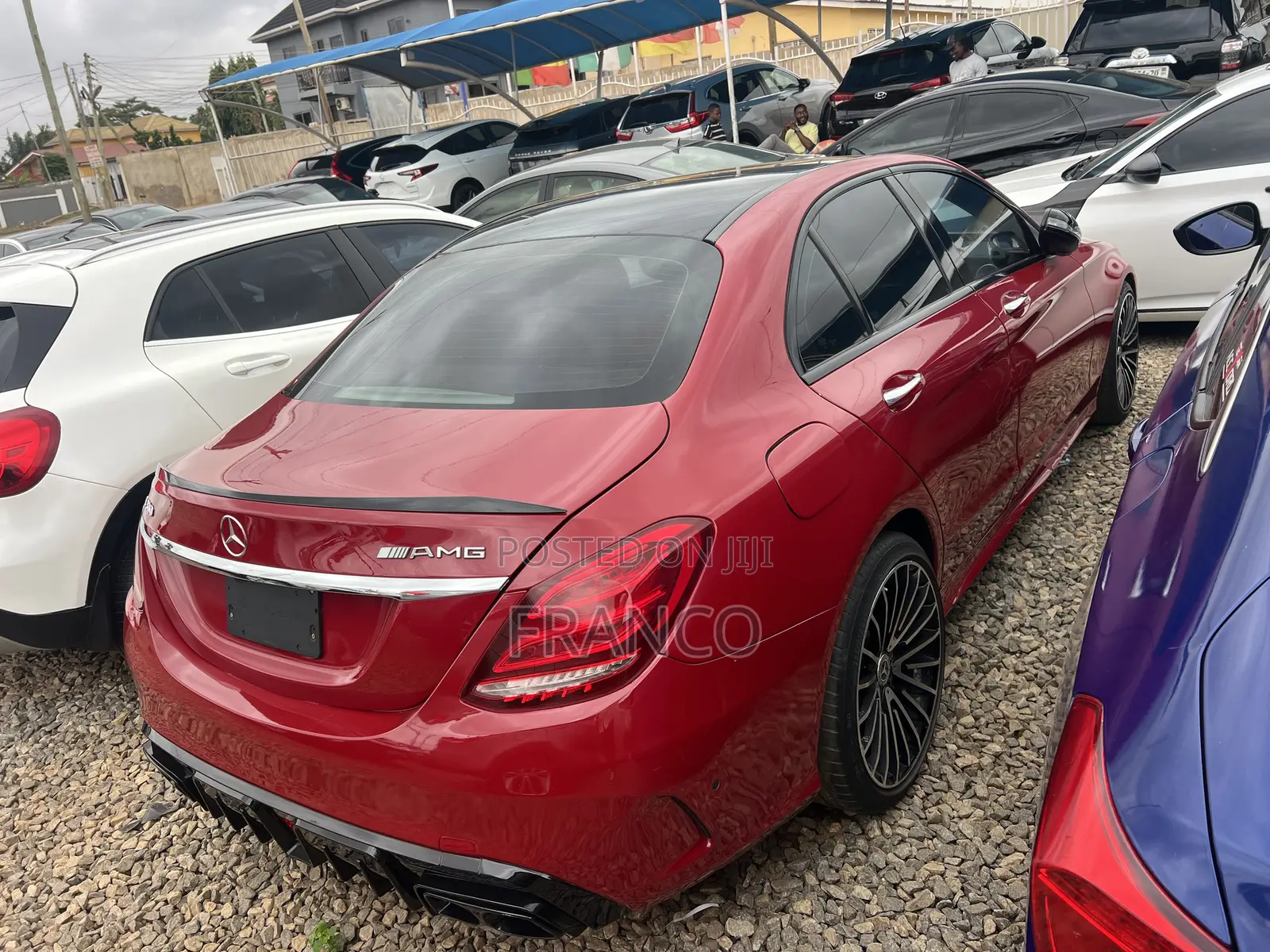 Mercedes-Benz C300 Sport 4Matic Sedan AWD (2.0L 4cyl 7A) 2017 Red