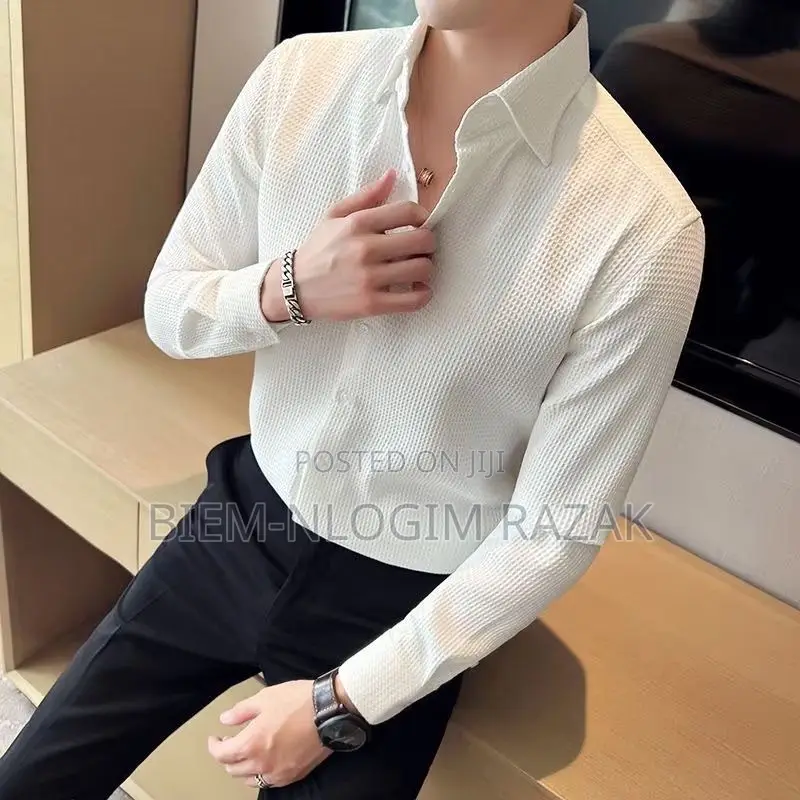 High Quality Executive Long Sleeve Plain Shirts Available in Stock