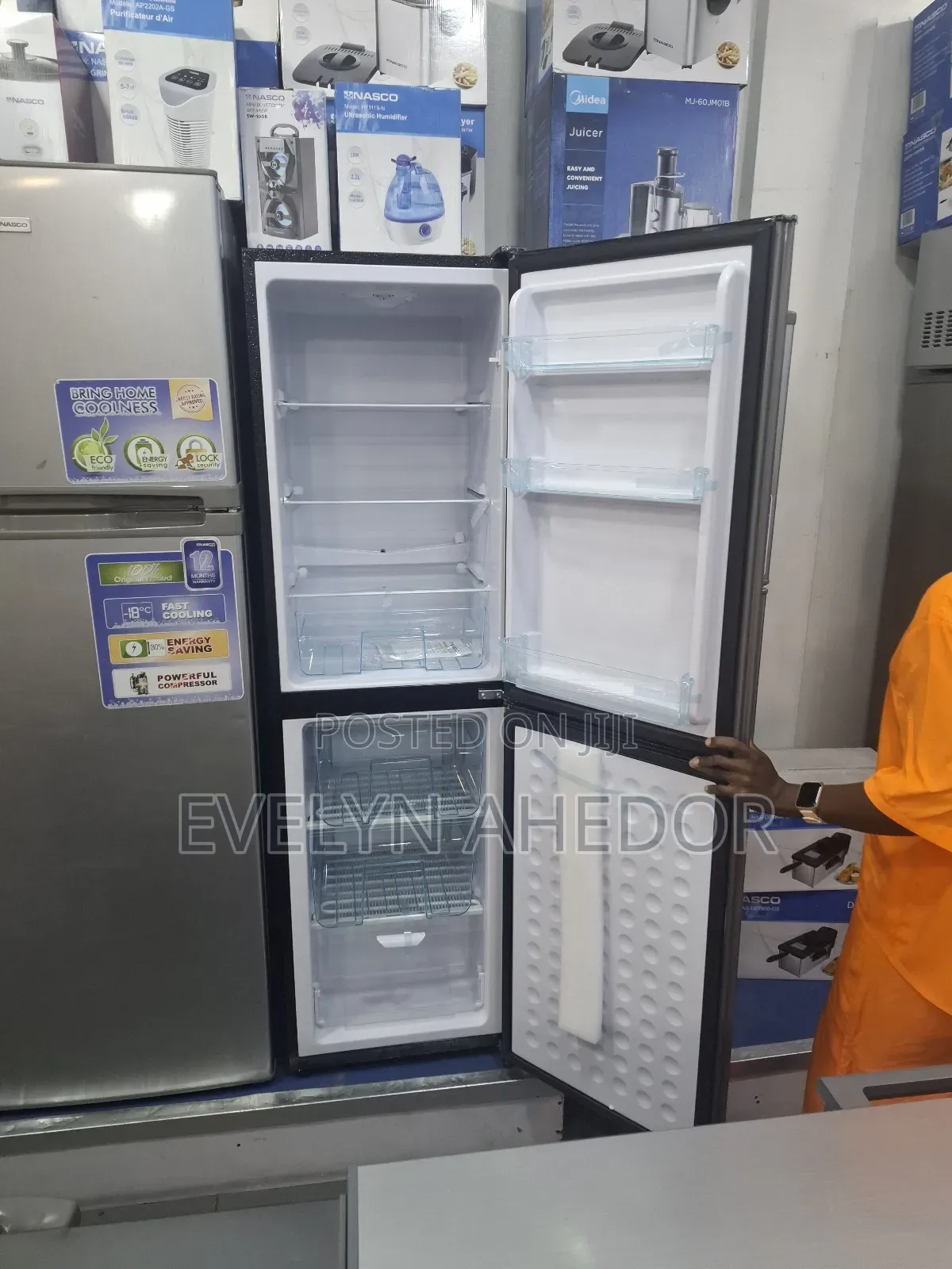 Nasco Bottom Freezer 196litres Brand New for Sale