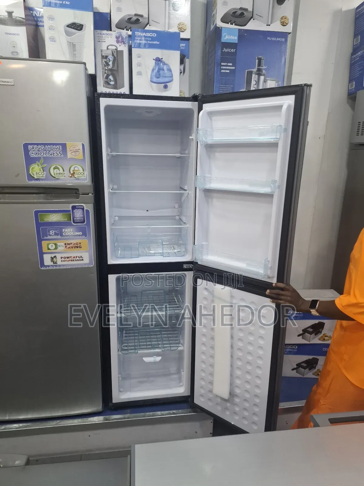 Nasco Bottom Freezer 196litres Brand New for Sale