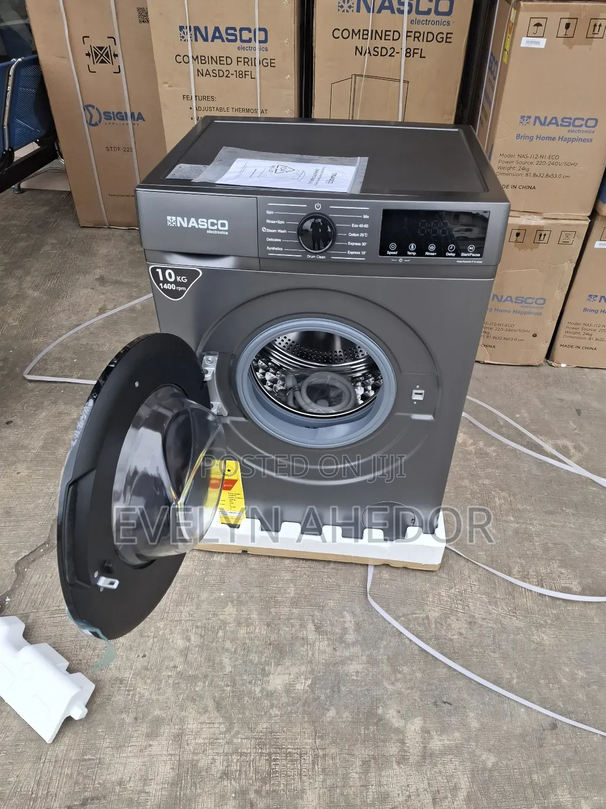 Quick Nasco Washing Machine 10kg Full Automatic Front Load