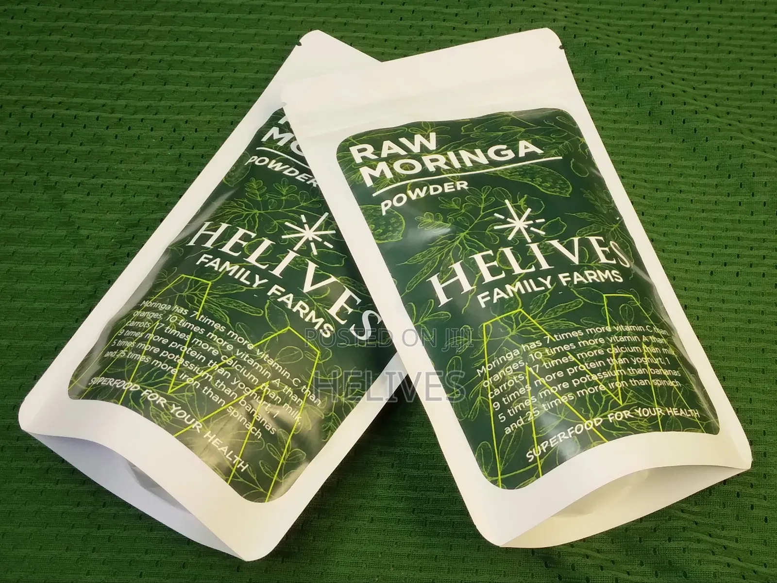 Raw Moringa Powder Helives Pure Organic Fda Certified Approved 125g