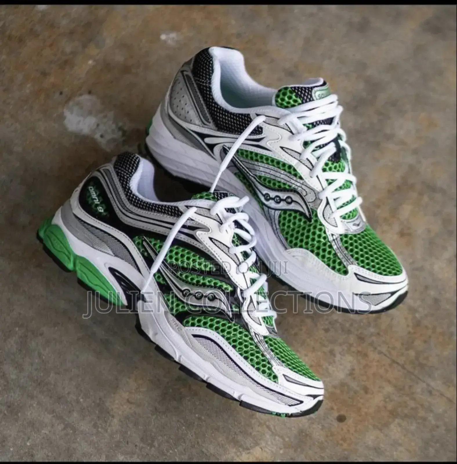 Saucony Omni 9 Green Silver